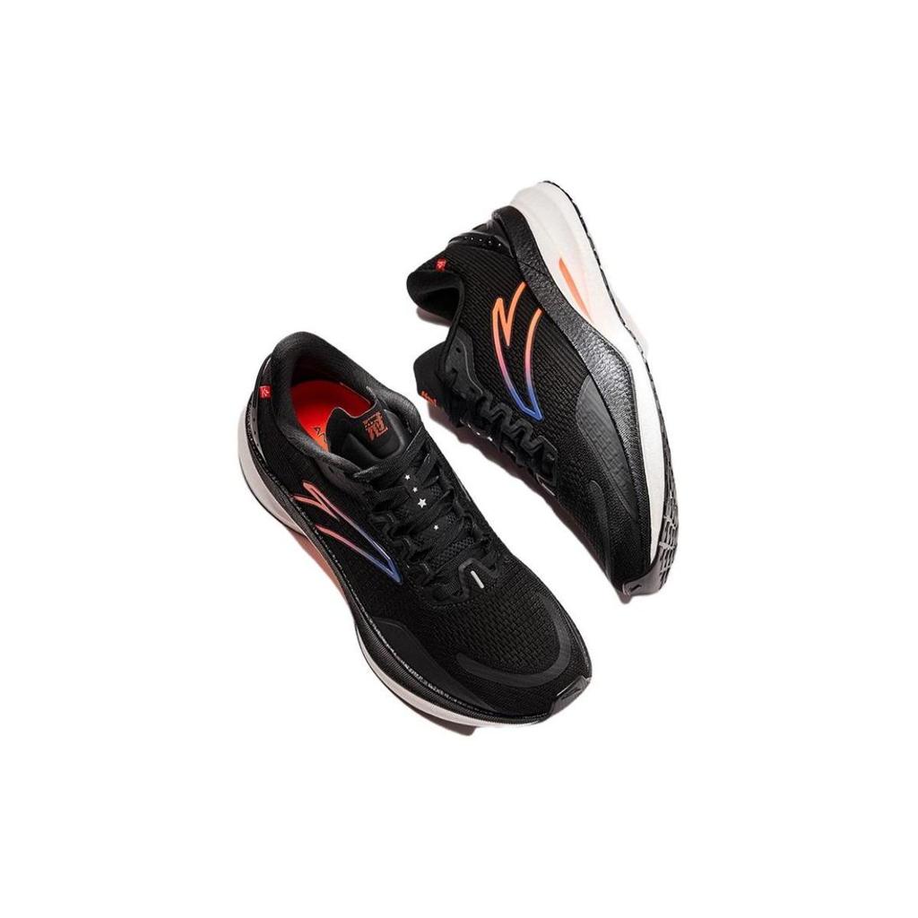 Anta Champion 2 Pro Fabric Cushioning, Wear Resistant Low top Sprint Running Shoes Men's Black 112345582-4