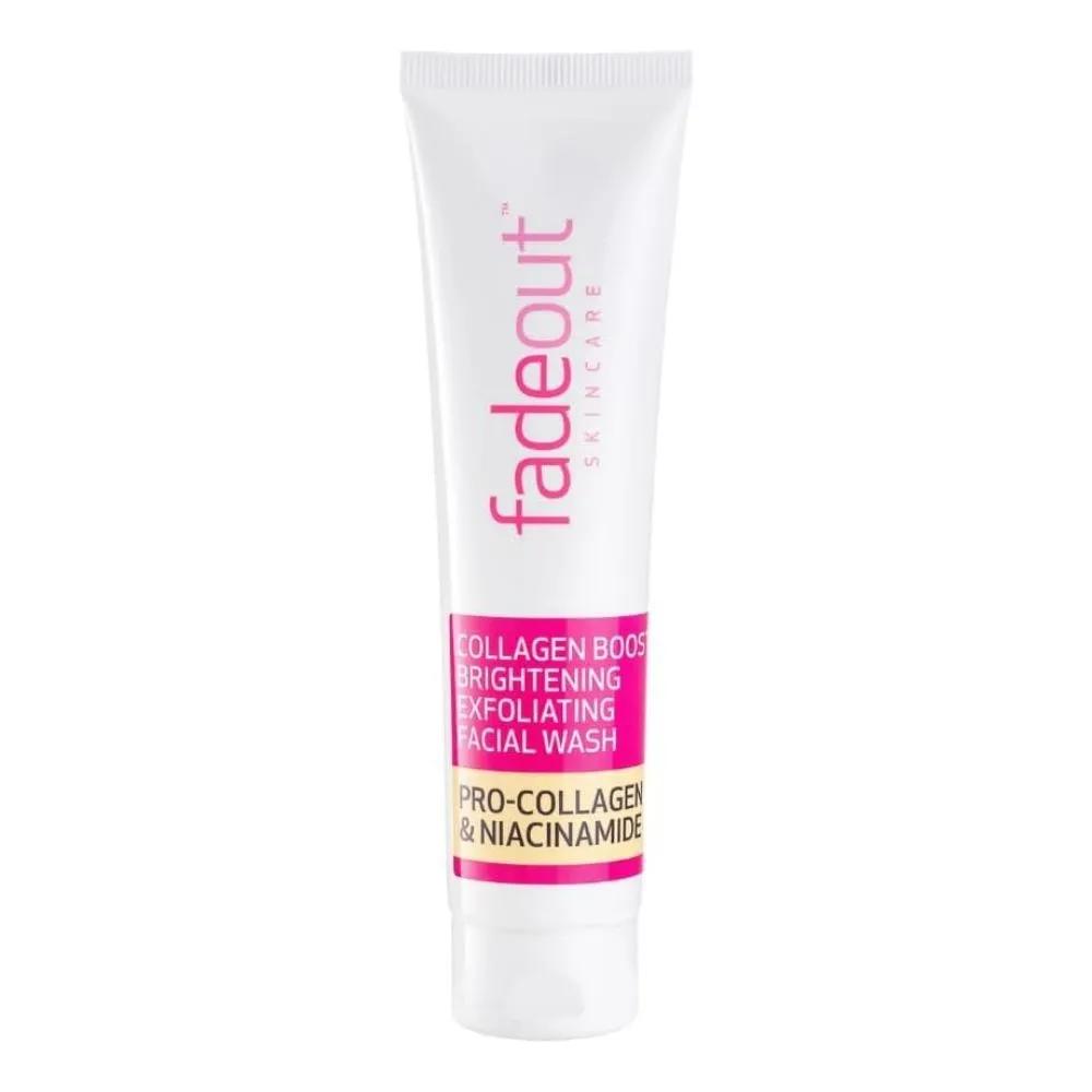 

Fade Out Collagen Boost Brightening Facial Wash 100ml Cleansing Foam Exfoliating Cleanser fadeout