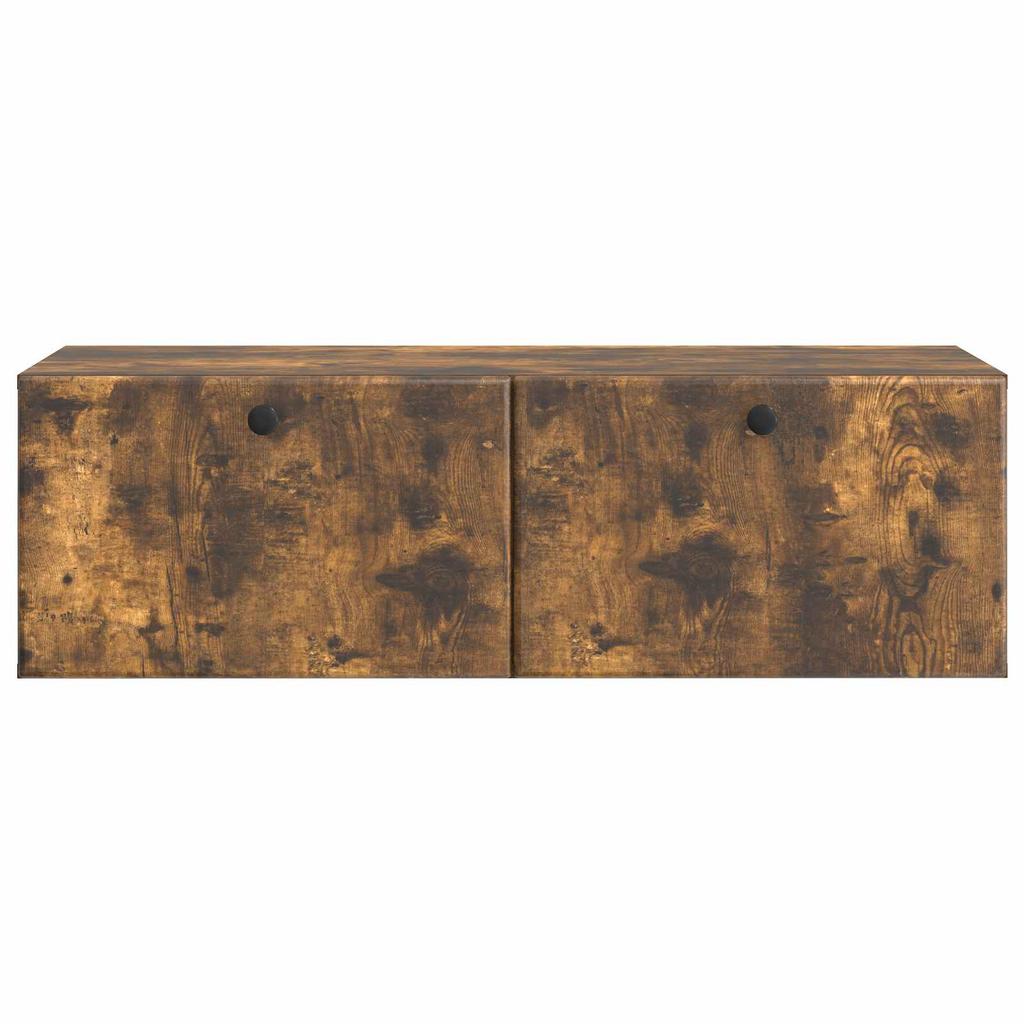 Wall Mounted TV Cabinet 98 x 41 x 30 cm Smoked Oak