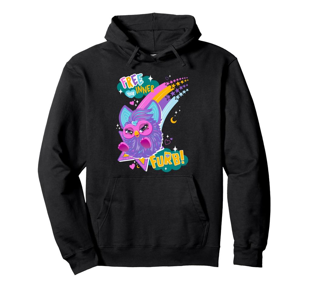 Furby Free Your Inner Furb! Jumping Intrepid Furby Hoodie