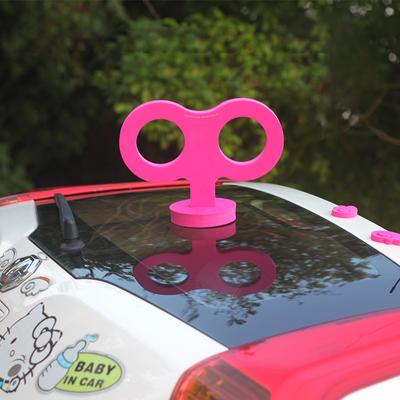 3D kreslené jarní hodiny Nálepky na střechu auta pro Mini Cooper S One Clubman Countryman Benz Smart 451 453 Fortwo