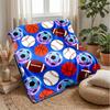 Sports Ball Pattern Theme blanket Lightweight Warm Flannel Blanket Decorative Throw Blanket for Home Decoration