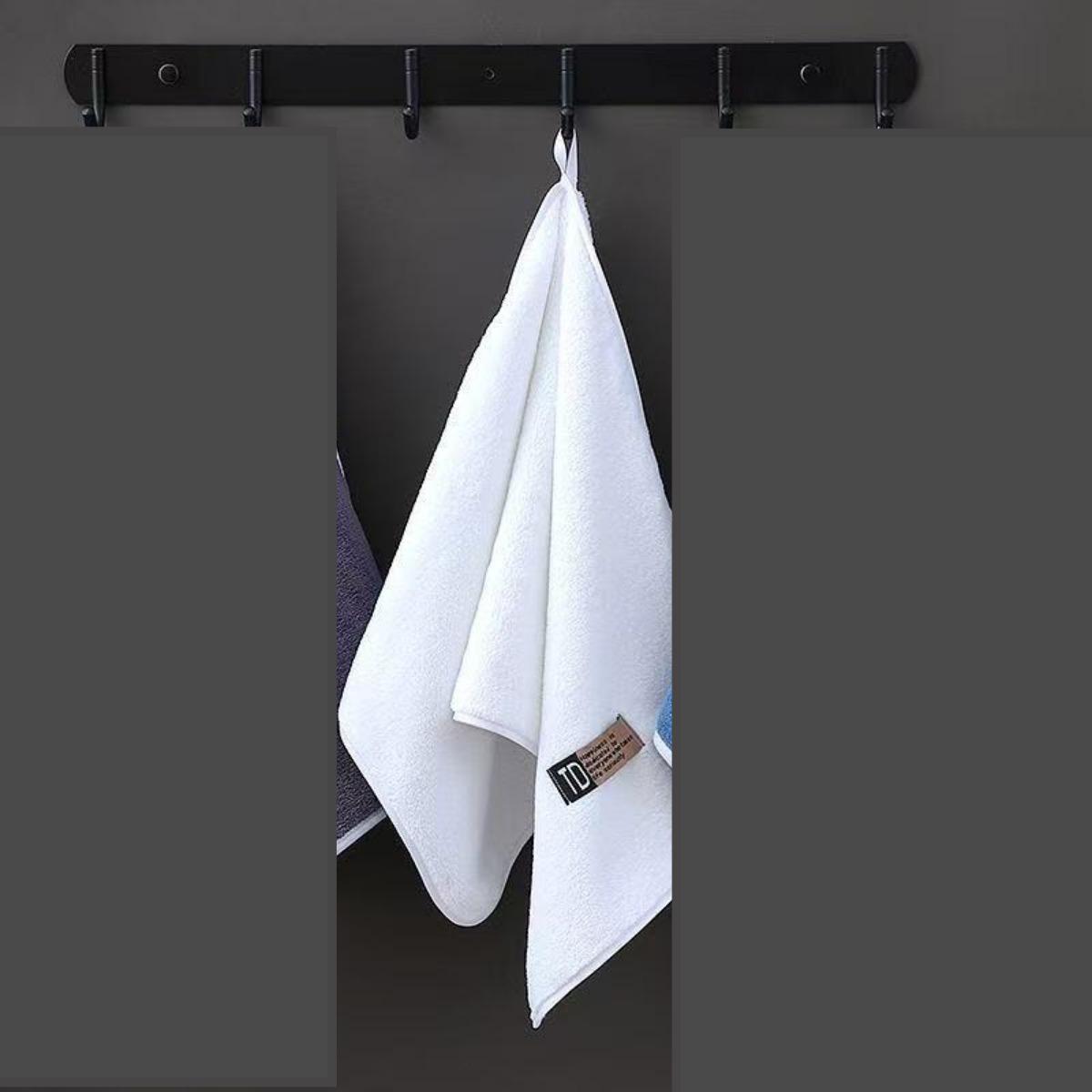 

Деловое взрослое полотенце, устойчивое к загрязнениям и не линяющее, коралловый флис, супервпитывающее, мужской стиль, тканая этикетка, большой носовой платок 35*75 слоновая кость