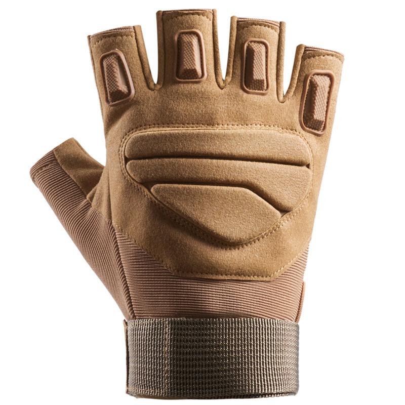 Tactical Gloves Outdoor Cycling Men and Women's Sports Fitness Training Non Slip Breathable Wear-resistant Performance Half Finger Gloves