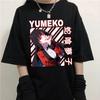 Nytt tryck Yumeko Grafisk topp Herr Dam Mode Cool Sommar Rundhalsad T-shirt Casual Lös Kortärmad