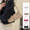 Large Capacity Half-moon Tote Bag PU Leather Ladies Luxury Handbags Underarm bag Women  Women