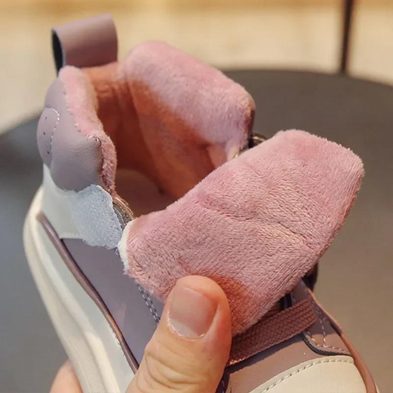 High Top Children Casual Shoes Winter Sneakers for Kids Boys Girls Non-slip Sport Shoes for Child Trainers Booties G10201