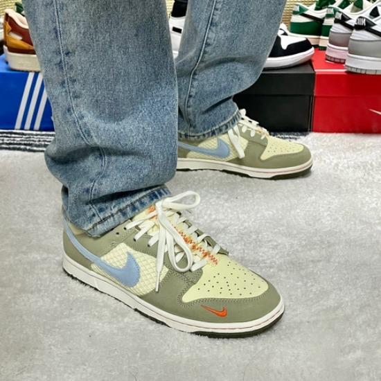 Nike Dunk Low Retro Blue/Tan/Yellow 2022 DX6038-741