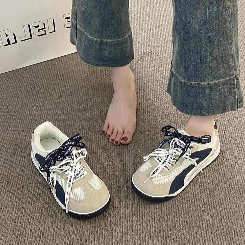 Versatile thick-soled bread super fire leisure sports moral training women's shoes 2025 autumn new popular Forrest Gump shoes women's