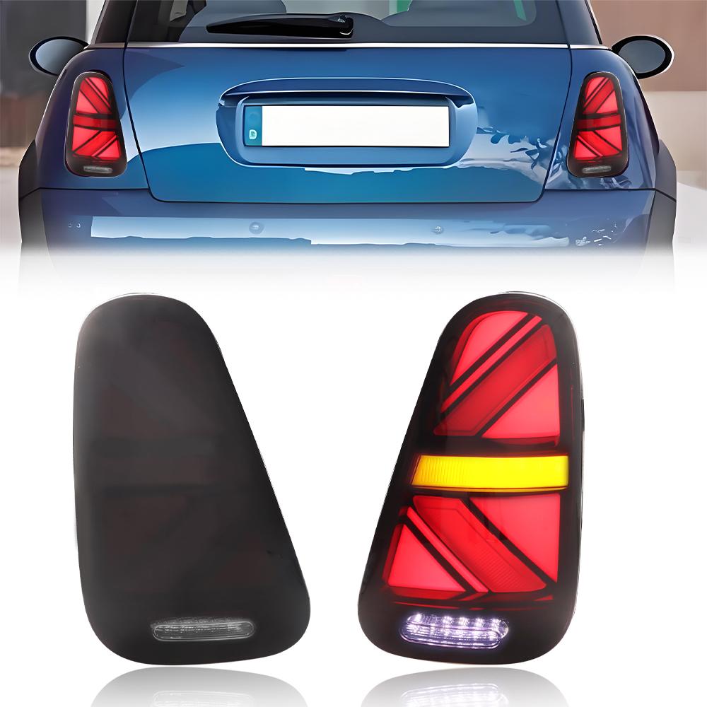 

iJDM Car Union Jack Style LED Tail Light Replacement Part For BMW Mini Cooper R50 R52 R53 Turn Signal,Backup Reverse 2001-2006