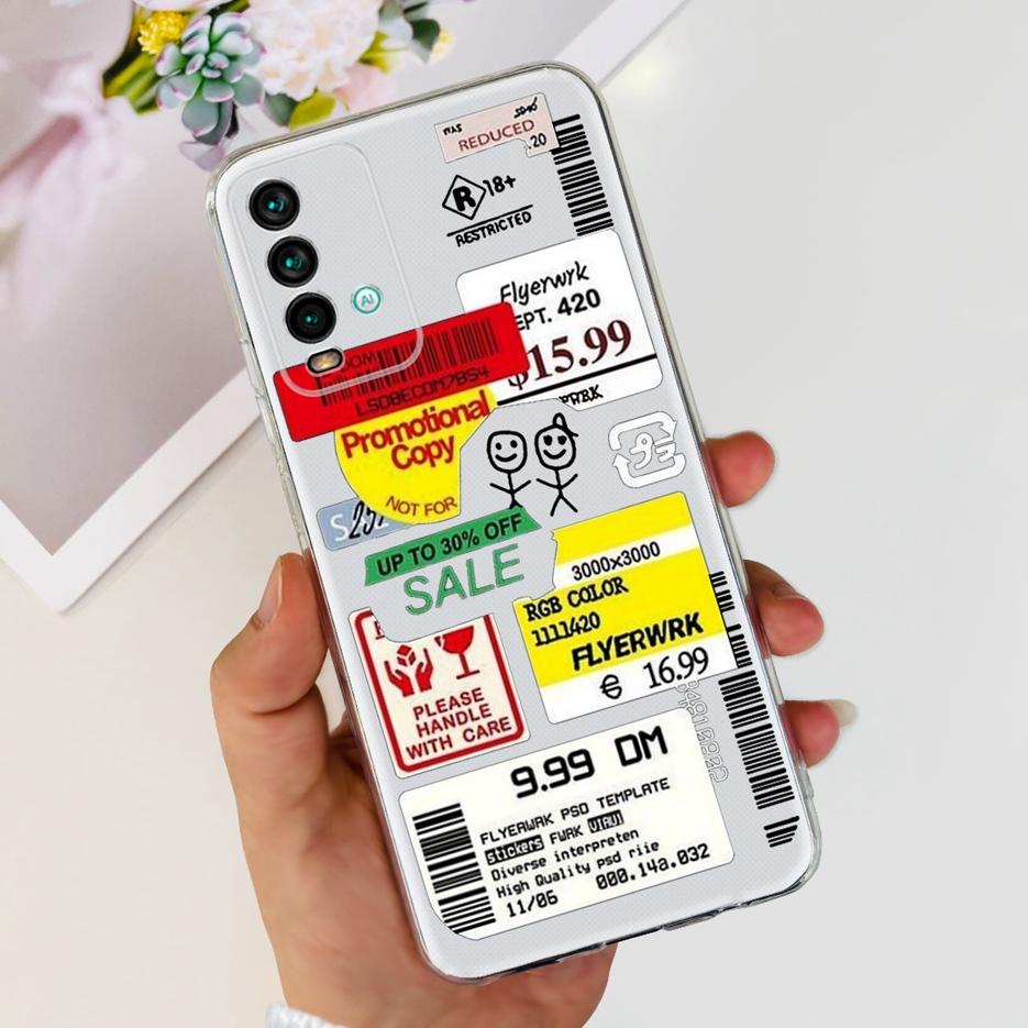 For Xiaomi Redmi 9T Case Cute Fashion Painted Cover Clear Silicone Soft Slim Phone Case For Xiaomi Redmi 9T Redmi9T Fundas Coque