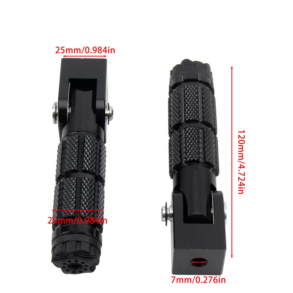 Universal 8mm Motorcycle Foldable Foot Pegs M3 Monkey Aluminium Alloy Foot Rest Pedal Motorbike Modified Parts Enduro