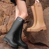 Women's High-Tube Waterproof Anti-Slip Rain Boots