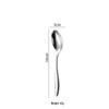 Helong Elegant 304 Stainless Steel Soup Spoon with Thickened Handle [Hand Polished]