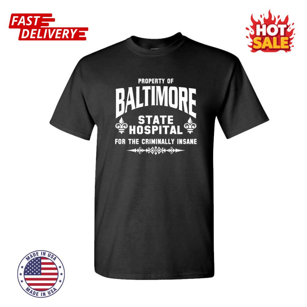 BALTIMORE STATE HOSPITAL hannibal silence Inspired Cotton Unisex T-Shirt NEW Unisex T-Shirt S
