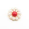High end 2-piece 35mm pearl alloy DIY sweater with foot buttons, jacket, coat, clothing sewing accessories