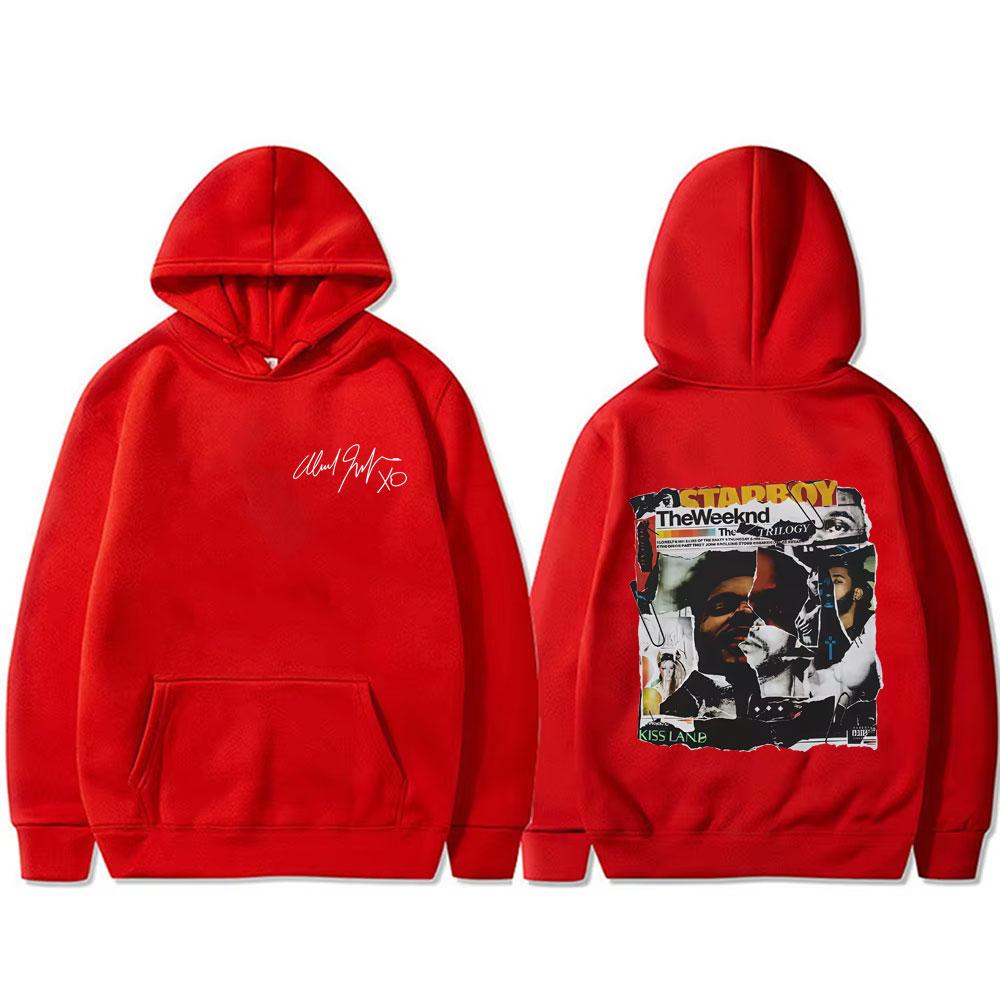 Rapper The Weeknd Music Album Cover 2026 Merch Hoodie Unisex Hip Hop Fashion Pop Music Streetwear Unisex Vintage Sweatshirt