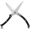 Silver Black Poultry Shears Stainless Steel Plastic Kitchen Shears  Kitchen Cooking BBQ
