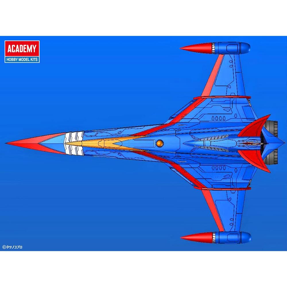 Academy Gatchaman God Phoenix Non-Scale Plastic Model Kit 33cm Multi-Color