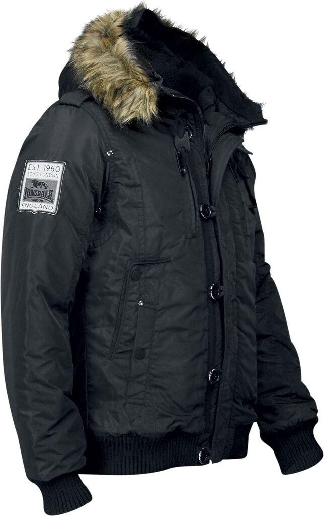 Lonsdale Jarreth Hooded Winter Jacket schwarz