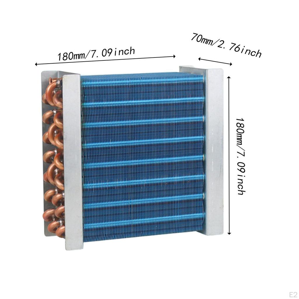 Kondenzátor pro chladničku Vzduchem chlazený chladič Vysoký výkon Kompaktní Účinná trubka