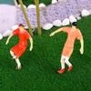 10pcs 1/75 1/50 Scale Making Football Game Scene Colorful Football Sports People