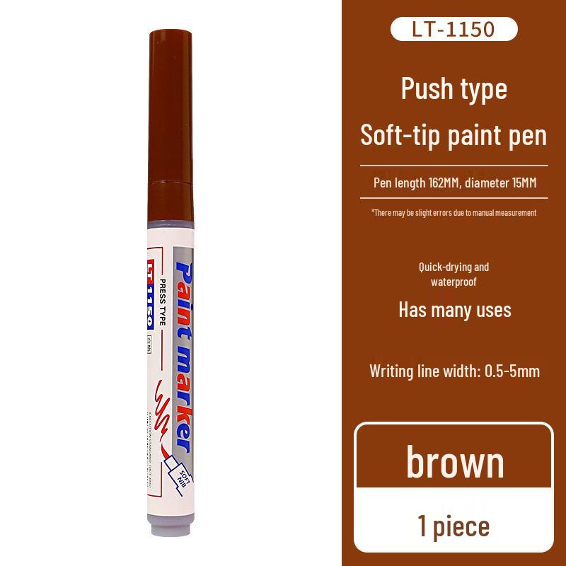 Letu Eco-Friendly Soft-tip Paint Pen Set - DIY Hand-painted, Graffiti, Colored, Waterproof, and Fade-resistant.