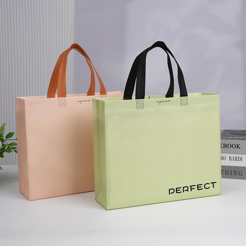 24pcs Reusable Non Woven Gift Bags With Strong Handles For Shopping Party Favor Packaging Business Events And Holiday Present