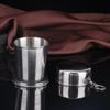 Outdoor Travel Portable Stainless Steel Cups Telescopic Cup For Whisky Wine Beer Folding Cup Metal Wine Glass 75/140/250ml