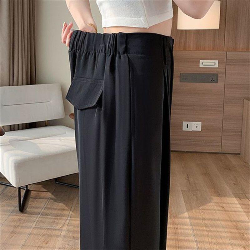 

Big Sale Leak-Picking Counter Withdraw Extra Large Size Fat mm 150.00kg Straight-Leg Pants Women s Fashion Suit Pants Women s Women s Casual Pants Black L