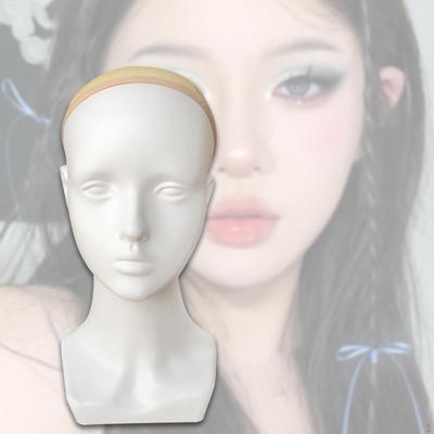 Female Mannequin Head Face Makeup Doll Head, Easy To Clean Realistic Manikin Cosmetology