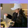Luxurious Winter Thickened Faux Rabbit Fur Baseball Cap For Women Warm And Stylish