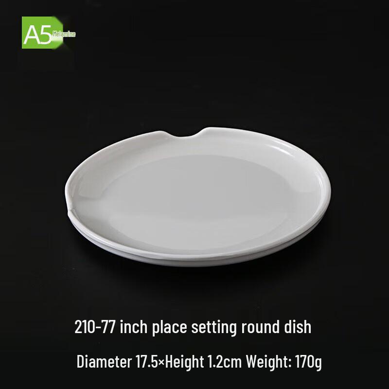 Melamine White Restaurant Tableware