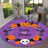 1pc Carpet Chair Mats Halloween Trick or Treats Perfect for Decorating Chairs, Polyester Carpet, for Living Room.YDT626