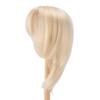 Doll Short Straight Wig Soft Comfortable Realistic 1 4 Doll Wigs Synthetic Hair for 18.5‑21cm Head Circumference Cream