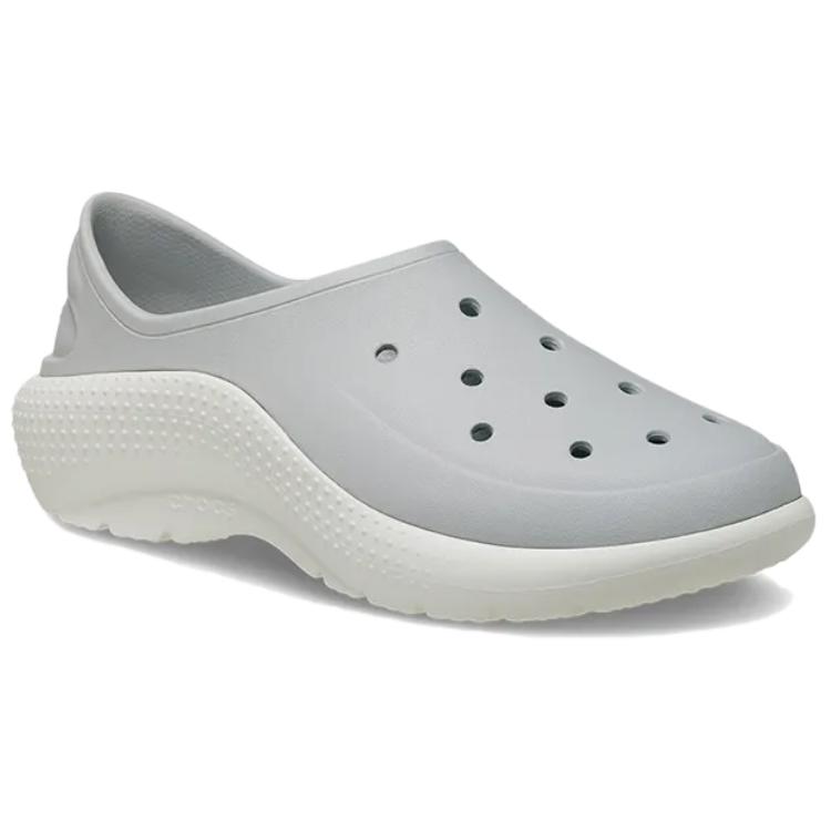 Crocs Comfortable Simple Non-Slip Lightweight Low-Top Casual Shoes Unisex Shoes Gray White 210080-1UD