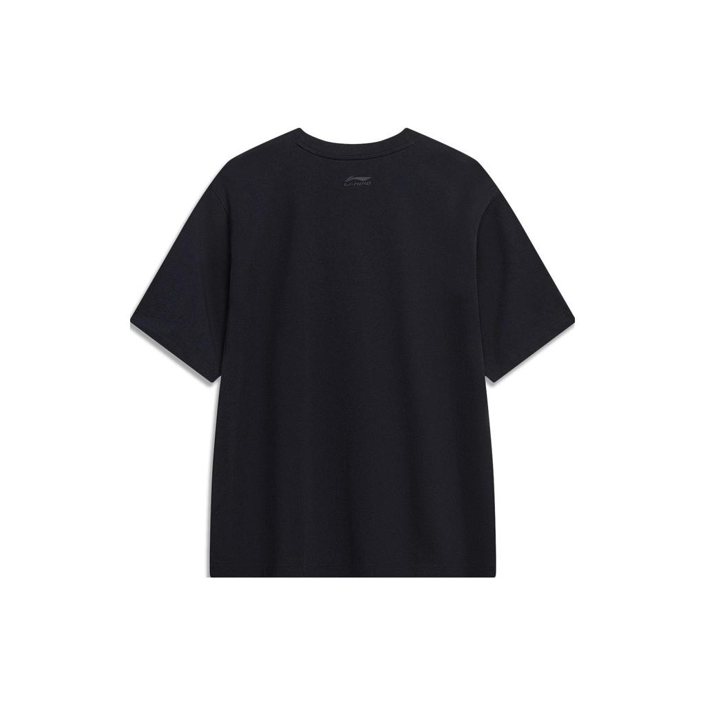 Li Ning Sports Fashion Collection T Shirt Unisex Black AHST543-2