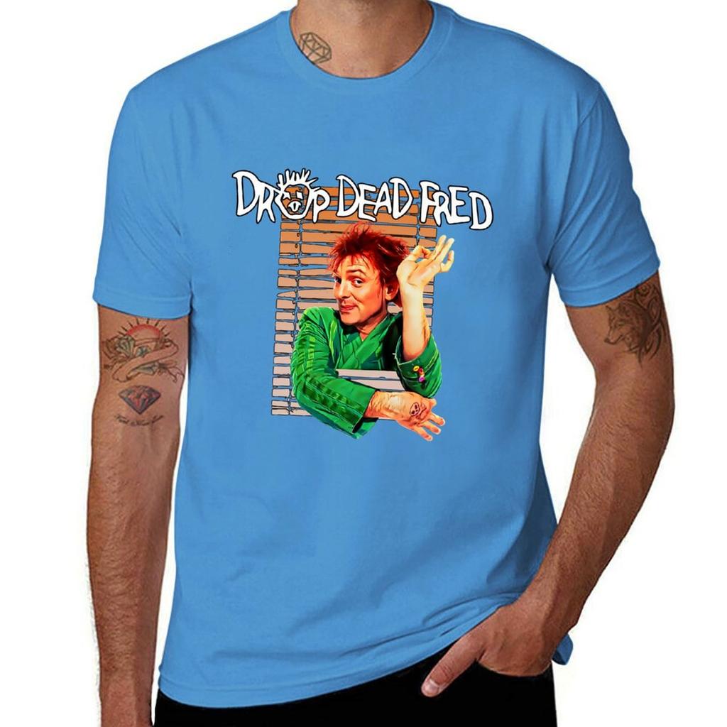 Drop Dead Fred classic Rik T-Shirt anime aesthetic clothes boys whites t shirts for men graphic