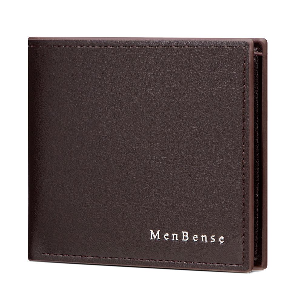 Grenseoverskridende herrebi-fold lommebok med flere kortlommer og myntlomme - High-end forretningsstil