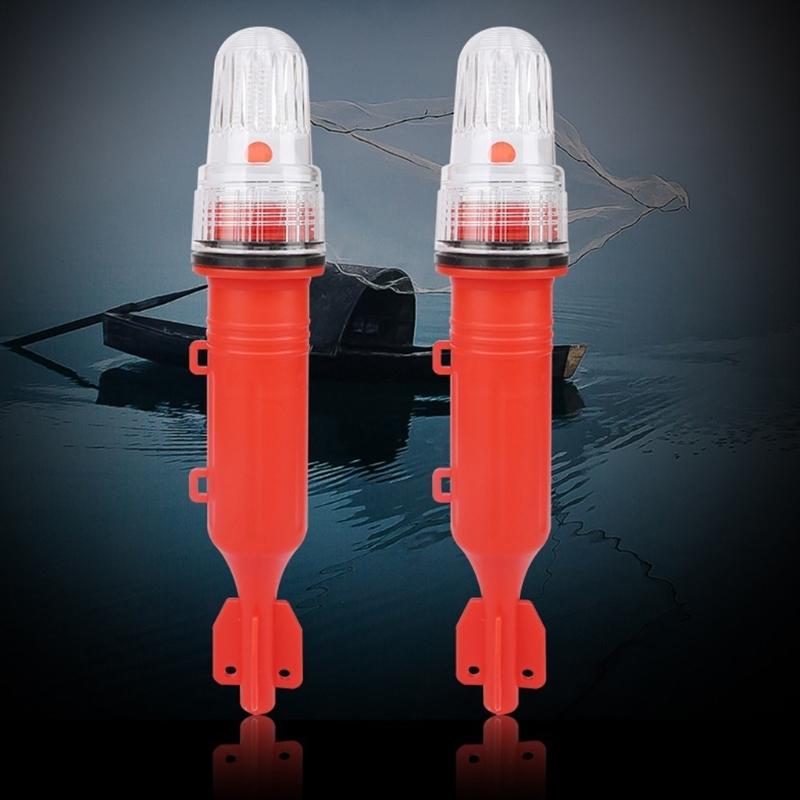 LED Fishing Lamp Marine Signal Light Positioning Flashing Light Fishing Net Warning Light