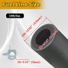 WOTIAN 3/16 Inch ID Fuel Line Hose 10 Feet for Honda Predator Champion Predator Generac Small Engine Generator Mini Bike Go-Kart Rubber Gas Line Hose