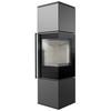Wood burning steel stove KRATKI REN/M right Ø 150 7 kW self closing door