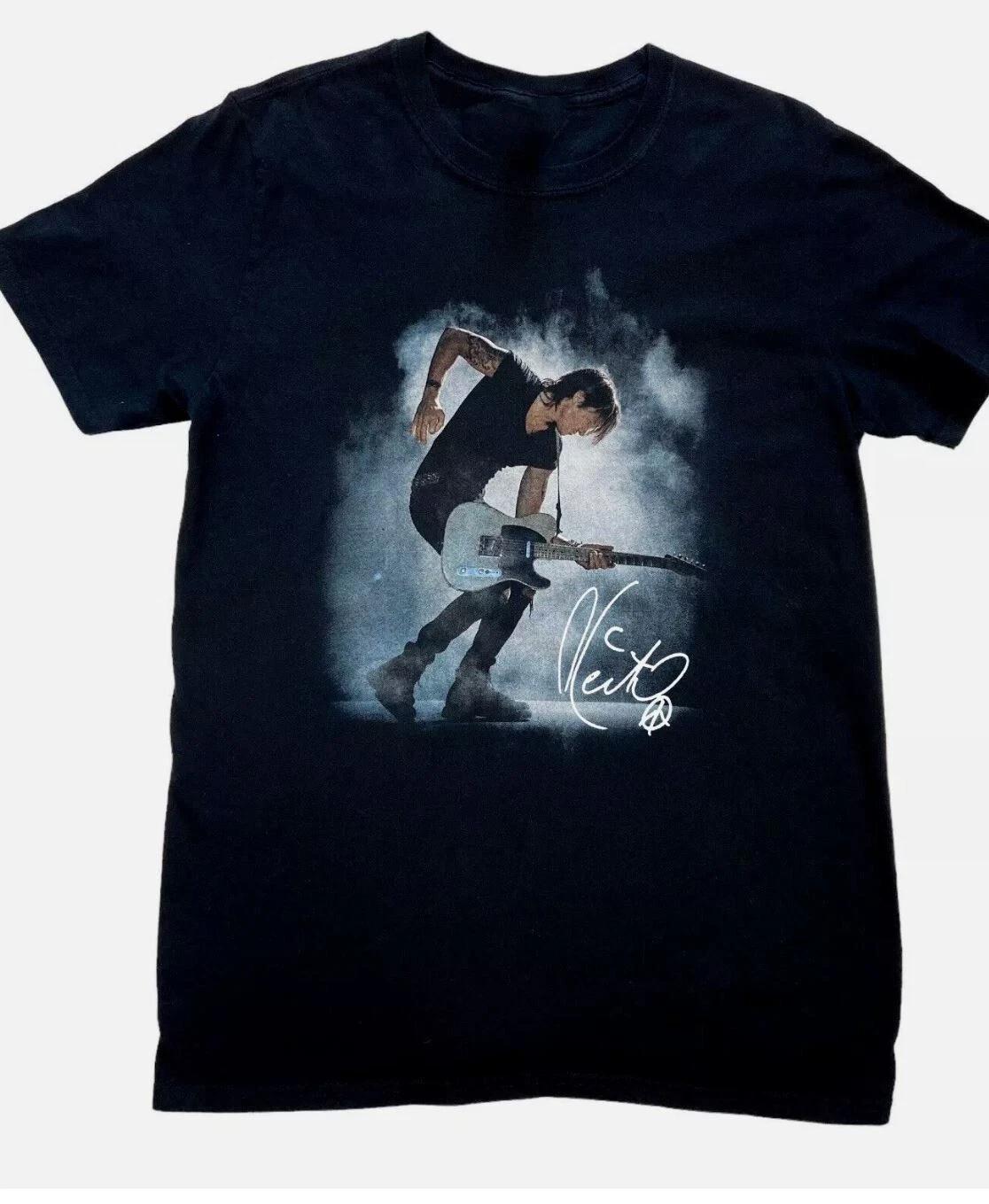Keith Urban World Tour Black Signed Unisex 100% Cotton T-shirt Mens Tees Top All Size S To 5XL S