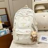 Schoolbag New Schoolbag Women's High Value Star Embroidery Korean Ins College Style Junior High School Students Multi-compartment Backpack