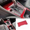 Red Cigarette Lighter Trim For Volkswagen Jetta Mk7 2019-23 Middle Console Steel
