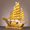 Lucky Brass Dragon Boat Decor Chinese Sailing Ship for Wealth & Success, Office/Home Decor  Perfect Grand Opening Gift
