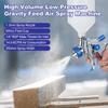Low Volume Low Pressure   Spray Gravity Feed Sprayer with 1.3mm Nozzle 600  Cup for Car Furniture Fence Painting