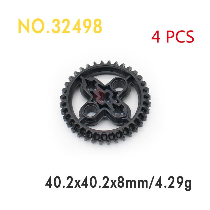 MOC Bricks Technical Gear Series Worm Rack Box Differential Compatible All Brand Car ModelBuilding Blocks Bulk Replace Parts Toy