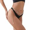 Women Waist Chains Adjustable Pearl Body Chain Trendy Waist Belly Chain Summer Beach Everyday Accessories