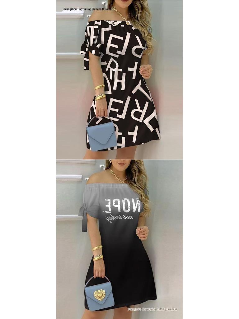 Fast-Selling Fashionable Sexy Women's Printed Dress